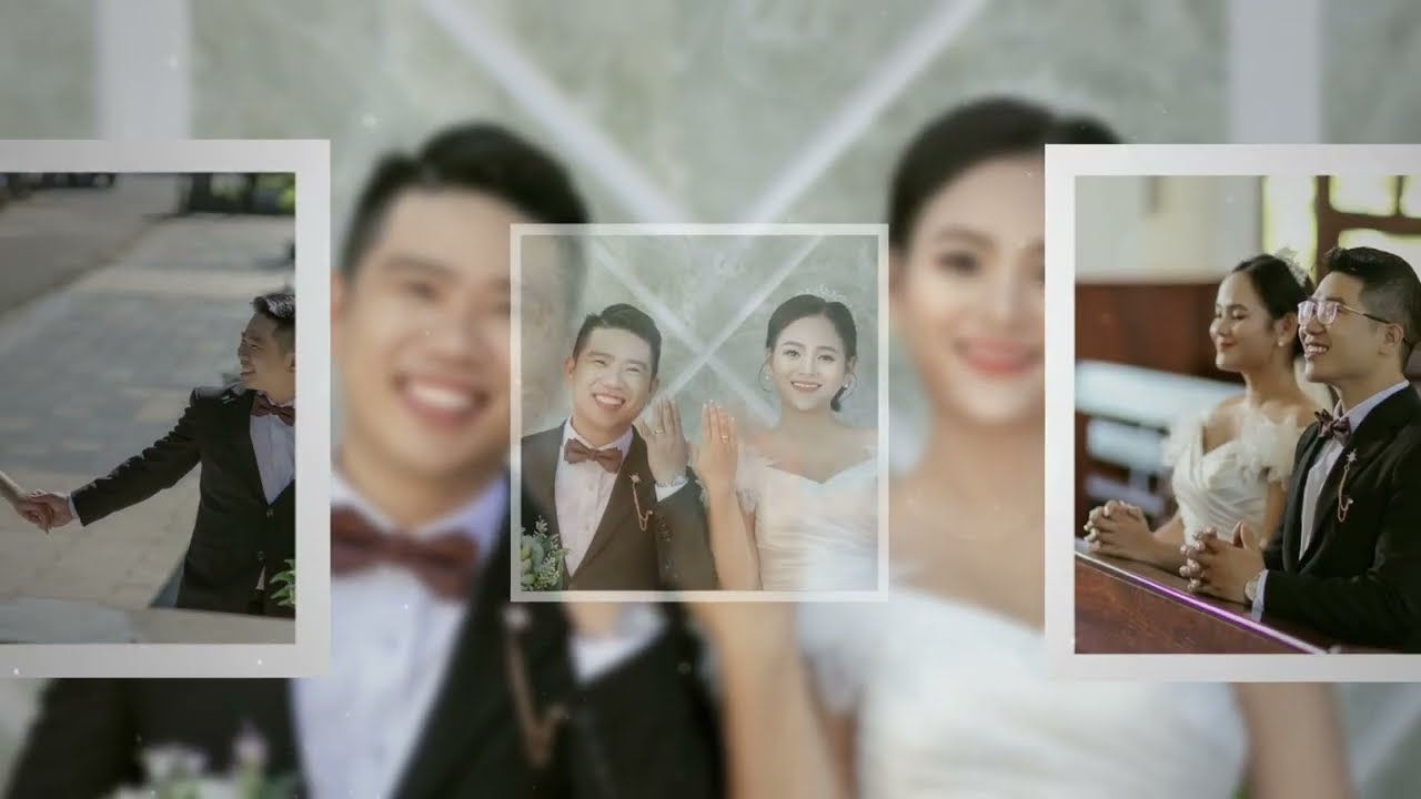 Slide ảnh cưới tại nhà thờ