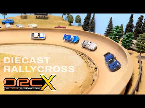DRC-X Rallycross Subaru vs. Porsche Diecast Rally Racing