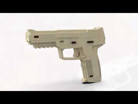 Резинкострел пистолет FN Five-seveN - видеообзор