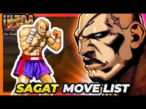 SAGAT MOVE LIST - Ultra Street Fighter II: The Final Challengers (USFII/USF2)