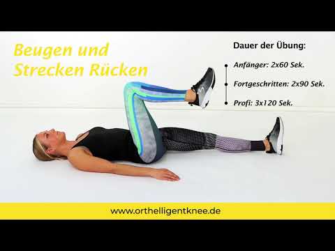 Orthelligent Knee: Beugen und Strecken Rücken | Knie Reha