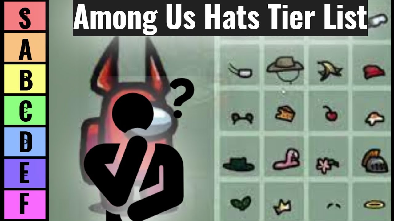 Among Us Hats Tier List