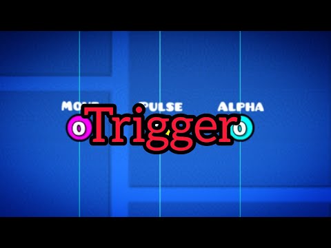 Как пользоваться триггерами Move, pulse, alpha, основы этих триггеров в Geometry dash!