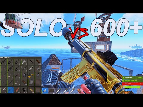 DOMINATING WIPEDAY as a 12,000 Hour SOLO on 600+ Pop! - Rust Movie