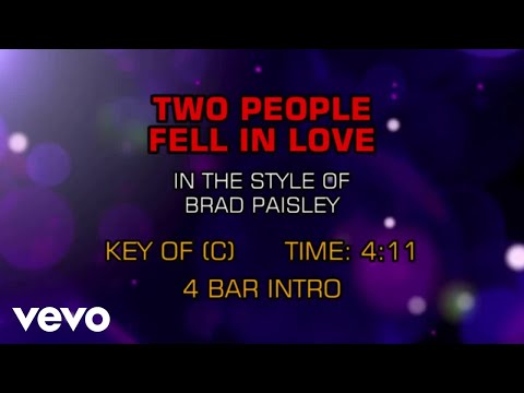 Two people fel in love - Brad Paisley