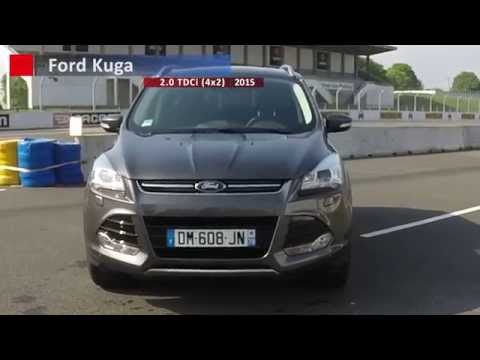 Ford Kuga 2.0 TDCi : 0 à 100 km/h sur le circuit de Montlhéry - AutoMoto 2015