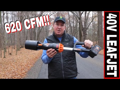 WORX NITRO 40V MAX LEAFJET- 125mph, 620 CFM!!