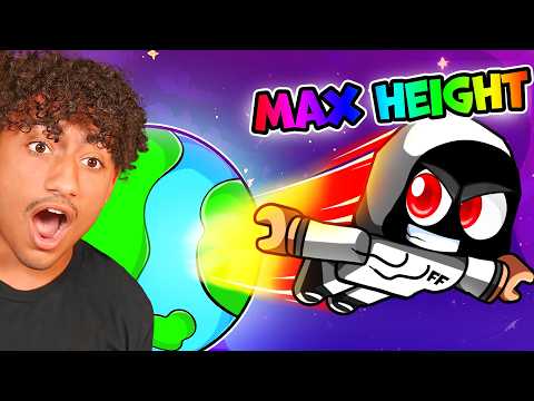 Reaching MAX HEIGHT in Roblox Fly To Space!