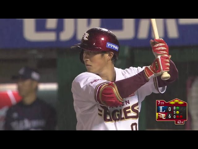 【7回裏】イーグルス・小深田 プロ入り初打点は走者一掃のタイムリー2ベースヒット‼ 2020/7/15 E-L