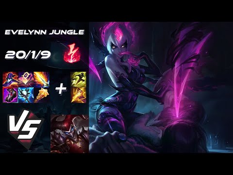 JUNGLE Evelynn vs Shaco - EU Grandmaster Patch 25.24