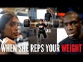 When She Lunges Your PR Squat
