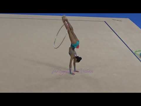 Natela BOLATAEVA (GEO) hoop - 2015 Stuttgart worlds Qualifs