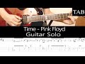 TIME - Pink Floyd - GUITAR SOLO + TAB