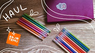 HAUL penne colorate 💕 #temufinds