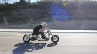 Ruckus style custom stretched scooter test drive