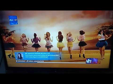 Girls' Generation - Holiday first time on Vh1 playlist on snsd 13th anniversary vh1 India