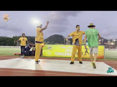 Breaking Show à Saint-Barth — Body Kontwol invité au St-Barth Foot Challenge
