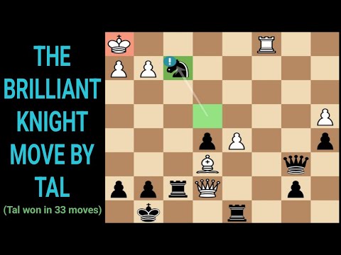 Mikhail Tal(black) vs Andrei Vinokurov(white) 1954 - URS-chT Juniors. Leningrad, Soviet Union