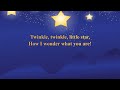 Twinkle Twinkle Little Star Videoke Karaoke #ericcarle