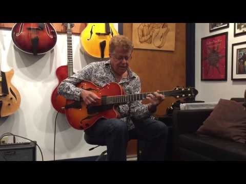 Romero Lubambo:  ​ Playing through a Benedetto Carino-10 amp.