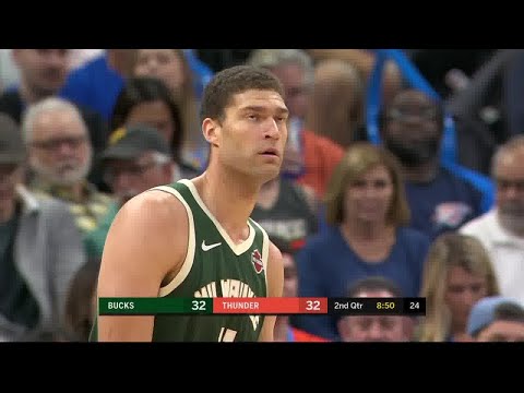 Brook Lopez Full Play vs Oklahoma City Thunder | 11/10/19 | Smart Highlights