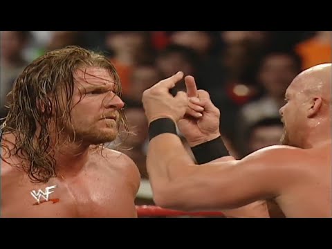 Stone Cold & HHH Vs The Rock & Kurt Angle 2/5/2001