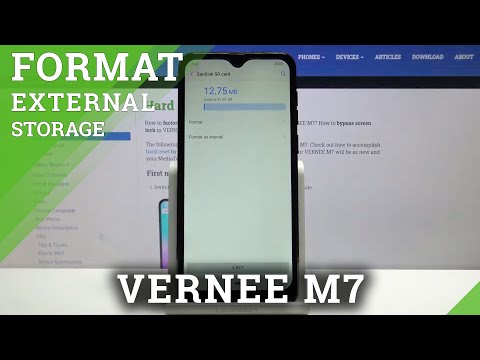 How to Format SD Card on VERNEE M7 – Remove All From SD Card