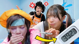 のしゅんしゅんの歩き方何度観ても笑えるww最後めっちゃホッコリしました!! - 【寸劇】妹が風邪をひきました、、お姉ちゃんなんだから面倒見なさい!?