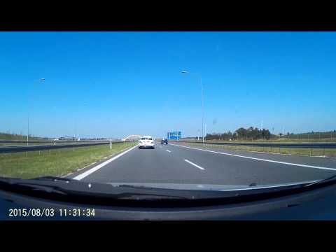 Niebezpieczna sytuacja na autostradzie A1