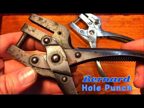 Bernard hole punch demo and repair
