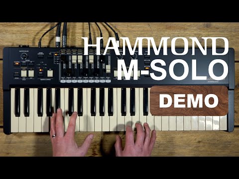 Hammond M-solo 49-Key Organ 2024 - Present - Matte Burgundy image 9