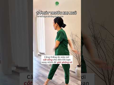 5 phút mỗi ngày trước khi ngủ để cơ thể được thả lỏng hoàn toàn