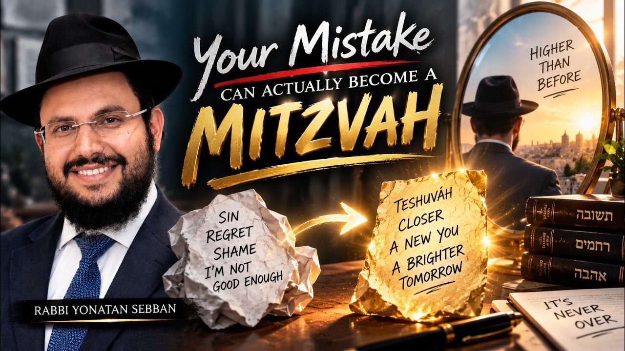 What REALLY Happens to Your Sins After Teshuvah? | Rabbi Yonatan Sebban
