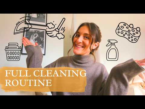 My FULL Home Cleaning Routine (Daily, Weekly & Monthly)