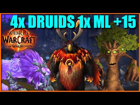Can 4 Druids Time a +15 Motherlode? - The Funniest Key All Season!