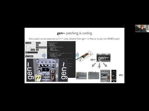 Max Meetup, May 2023 / Generating Sound and Organizing Time with Gregory Taylor and Graham Wakefield