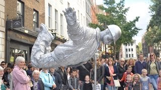 Silver man- floating and levitating trick