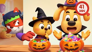 Don't Take My Candy | Halloween Trick or Treat | Kids Cartoon | Sheriff Labrador