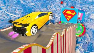 LA MEGA RAMPA DE SUPERMAN!! ME ENCANTA! - GTA 5 ONLINE