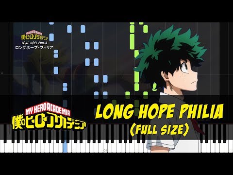 Masaki Suda - Long Hope Philia (Boku no Hero Academia Season 3 ED2) 楽譜 by HalcyonMusic