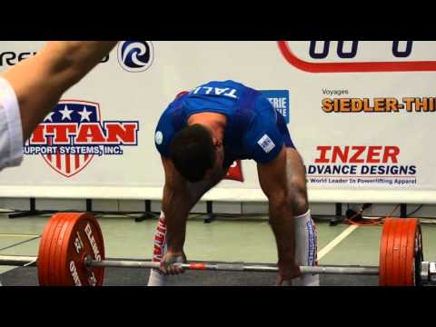 WC Powerlifting 2015 - Simone Sanasi - deadlift 280kg