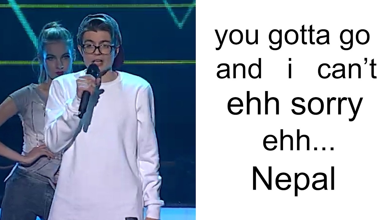 Boy Singing Sorry Meme Full Version Lyrics