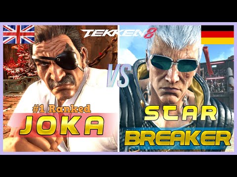 Tekken 8 ▰ JOKA (#1 Ranked Heihachi) vs STARBREAKER (#6 Ranked Bryan) ▰ High Level Gameplay