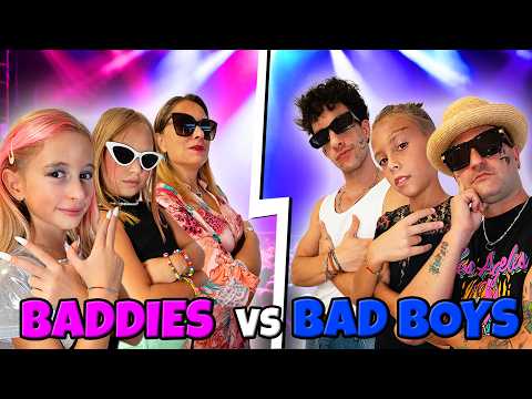 BADDIES VS BADBOYS! GIORGIA DIVENTA BADDIE CON PAPÀ SALVO CHALLENGE CONTRO TUTTI I NOSTRI AMICI!