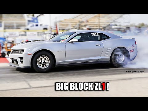 '15 ZL1 WITH A SURPRISE UNDER THE HOOD! 582 ALUMINUM BIG BLOCK CHEVY! PUMP GAS 855 HP! BYRON!