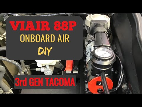 Viair 88P Onboard Air Mount DIY | 3rd Gen Tacoma