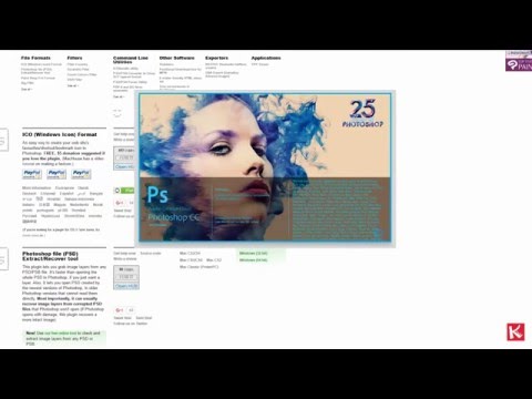How to create .ico .cur windows icon with Photoshop CC