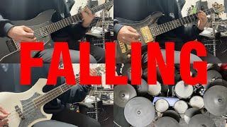 [TAB]the GazettE - FALLING [Guitar Bass Drum Cover]