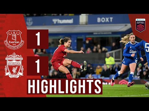 HIGHLIGHTS: Everton Women 1-1 Liverpool FC Women | Stengel scores in derby draw