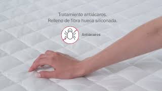 Pikolin Protector de colchón acolchado con fibra antiácaros  anuncio